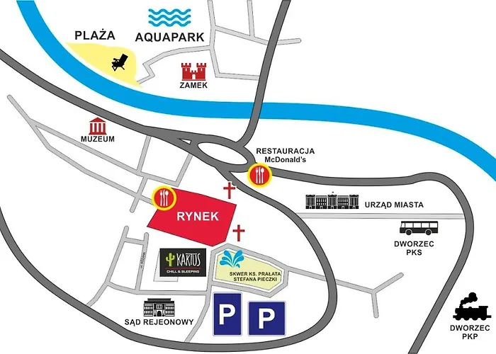 Kaktus Chill & Sleeping - 50 M Od Rynku 3*